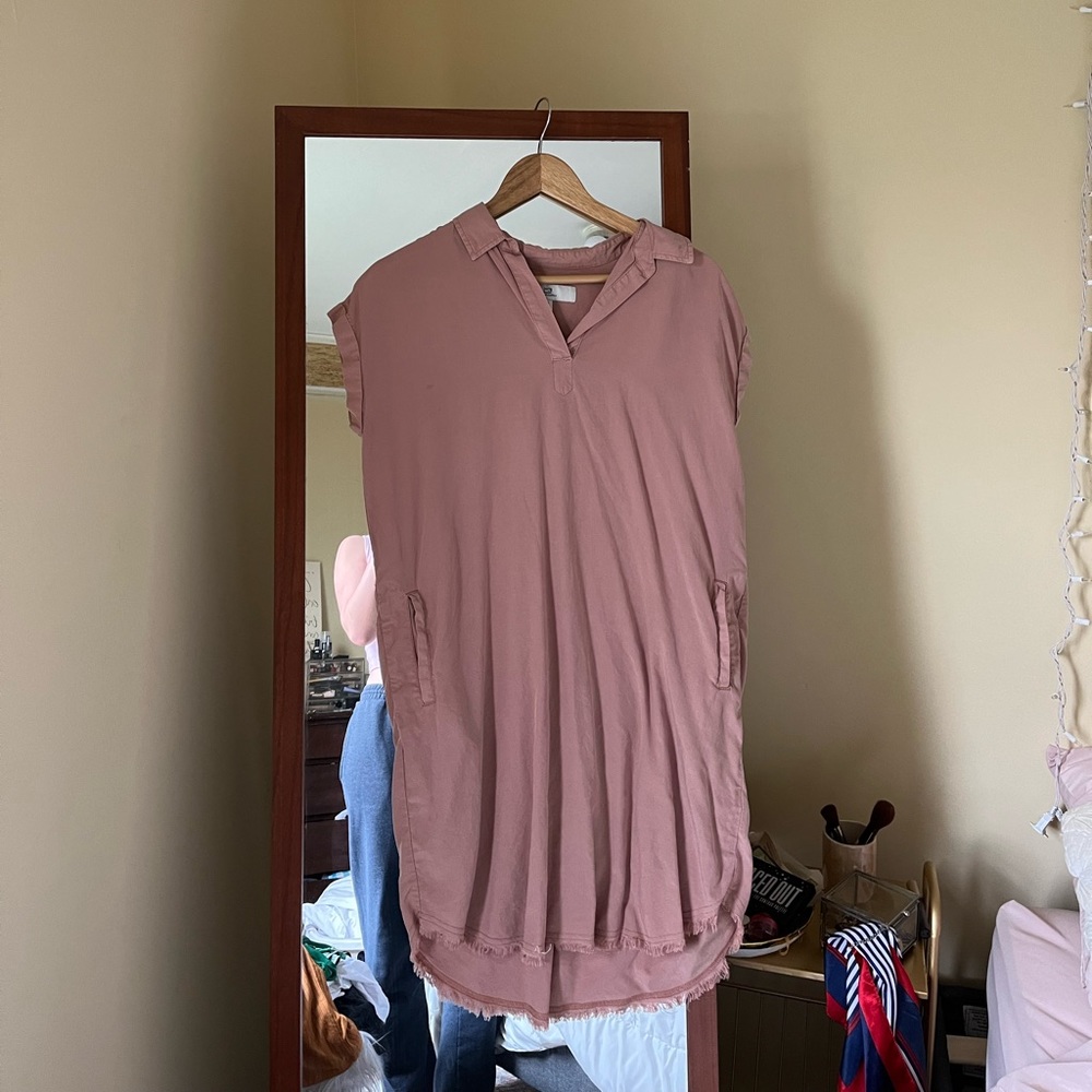 Blush color dress